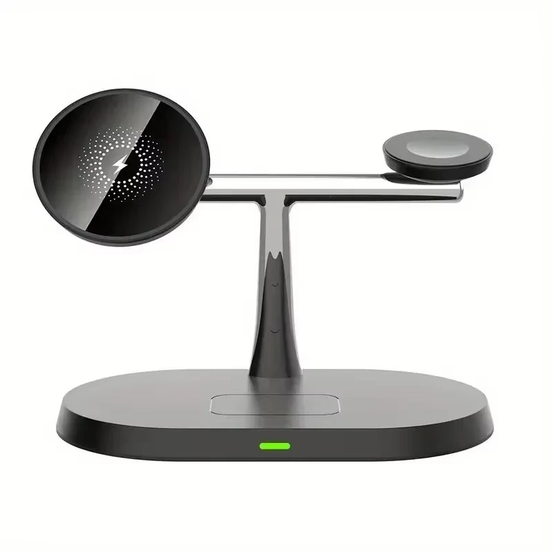 100W Magnetic 3 in 1 Wireless Charger Stand for Iphone, Apple Watch, and Airpods